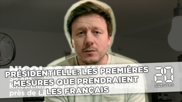 Présidentielle: Les premières mesures que prendraient les français - Nicolas Devaux