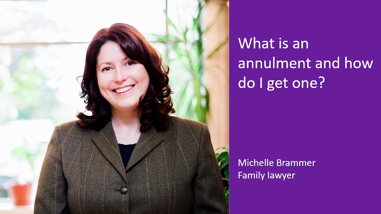 What is an annulment?