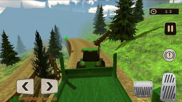 Traktör oyunları yük almaya giden traktör ve kasası çocuk oyunu videosu