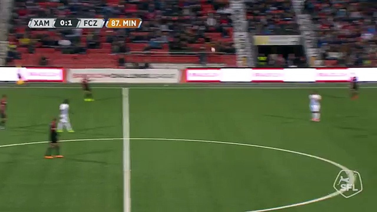 Xamax 1:1 Zurich (Swiss Challenge League. 24 April 2017 )