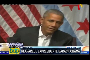Barack Obama reaparece impulsando a jóvenes estadounidenses