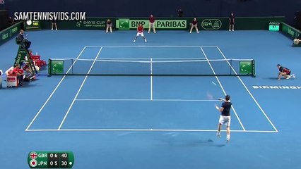 Andy Murray Vs Kei Nishikori - Davis Cup 2016_10