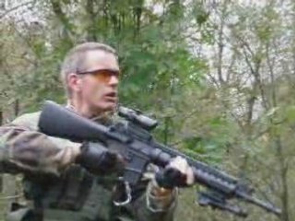 Airsoft Action scotland 2007 Dboys SPR ICS M4 Star L85