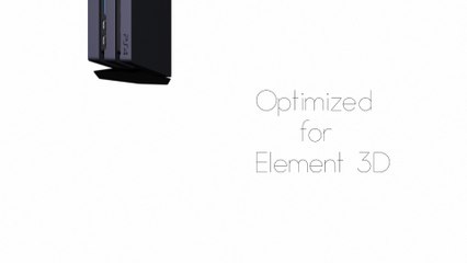 Sony PlayStation 4 Pro for Element 3D