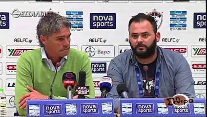 29η ΑΕΛ-Ξάνθη 1-0 2016-17 Συνέντευξη τύπου (Thessalia tv)