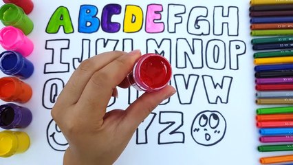 Drawing Alphabets Learning Colors Kids Video Nursery Rhymes Song Fun