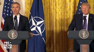 WATCH LIVE: President Trump joint news conference with NATO Secretary General Stoltenberg