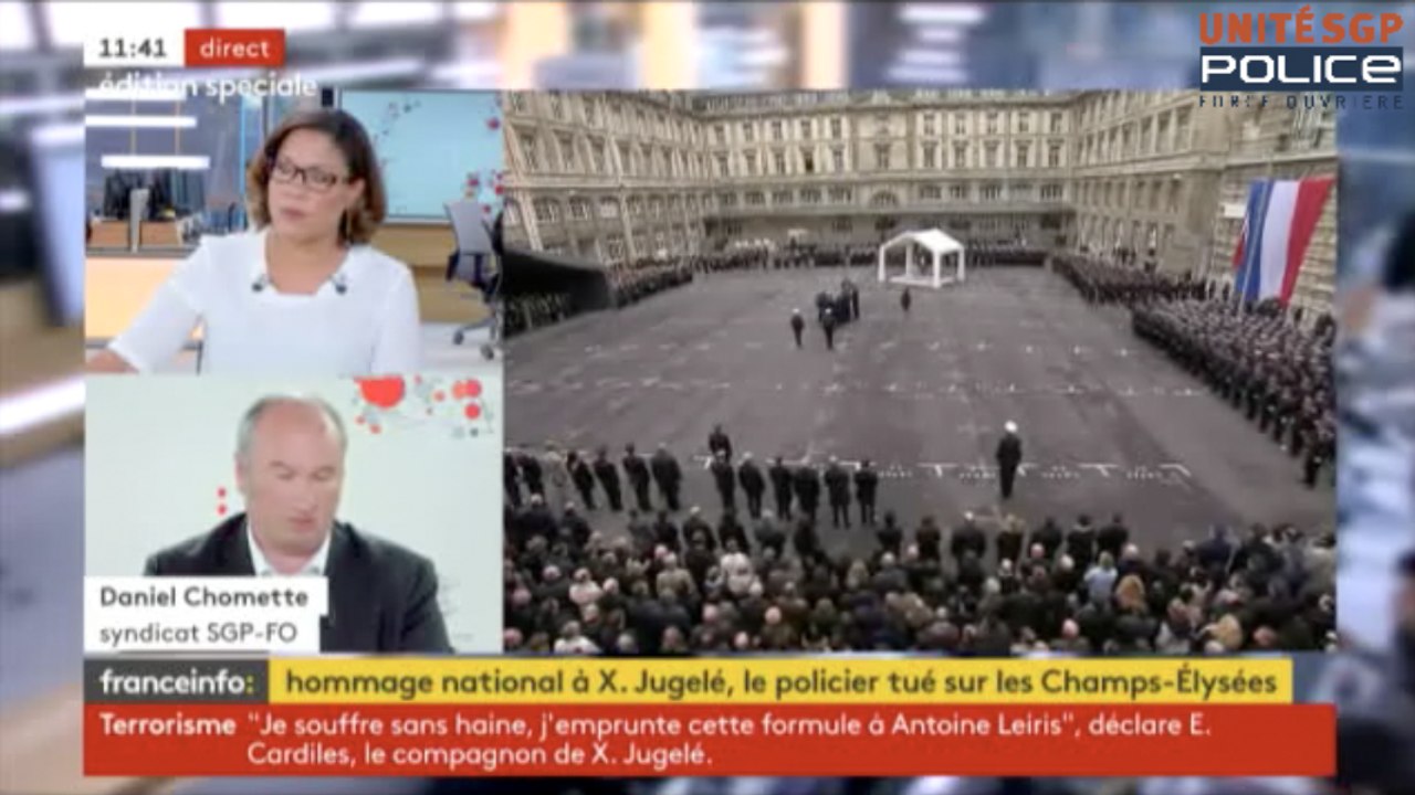 Daniel CHOMETTE rend hommage à Xavier sur France Info Tv