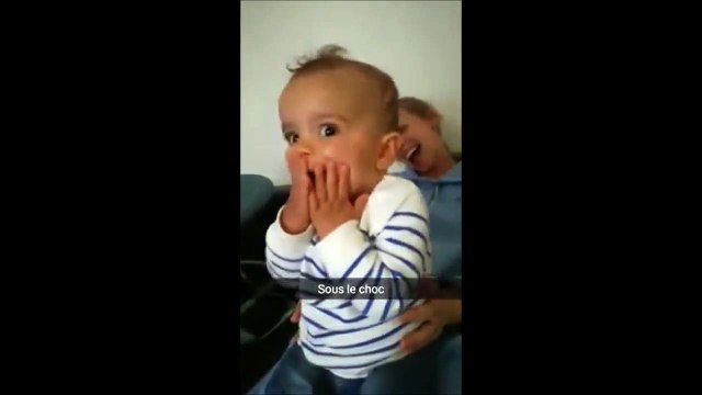 Regardez la tête de ce bébé au moment du résultats des élections présidentielles