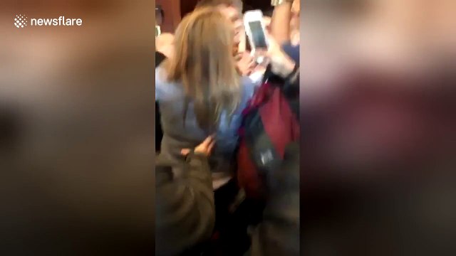 Protesters storm Heritage Foundation in Washington DC