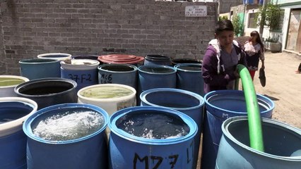 La Ciudad de México batalla para abastecerse de agua