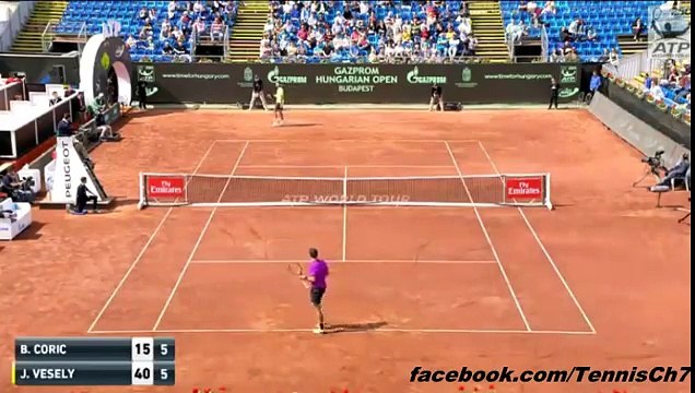 Borna Coric vs Jiri Vesely