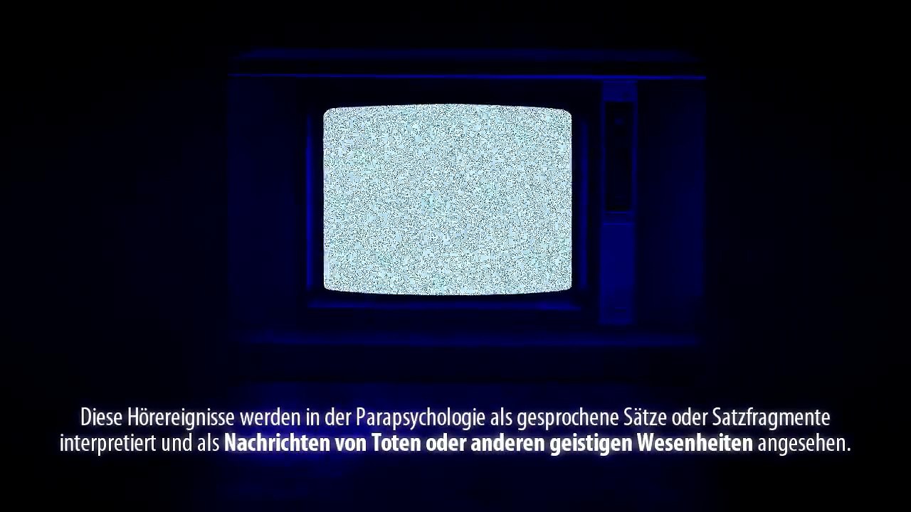 ELECTRONIC VOICE PHENOMENON