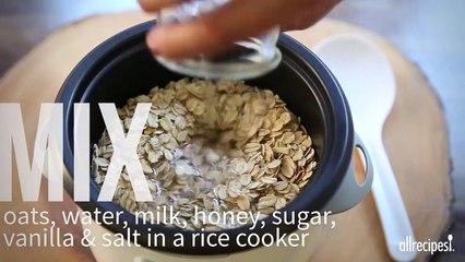 Make Ahead Breakfast Recipes - How to Make Rice Cooker Oats
