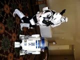 Biker Scout & R2-D2 Dancing