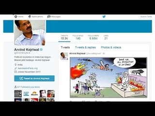 Download Video: Arvind Kejriwal tweets poster depicting Lord Hanuman as a 'Rakshasa'