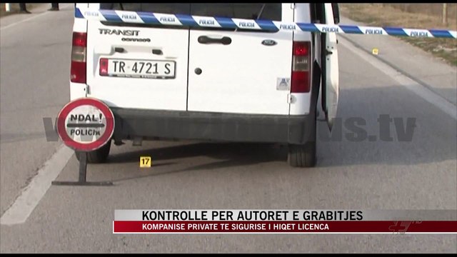 Kontrolle për autorët e grabitjes - News, Lajme - Vizion Plus