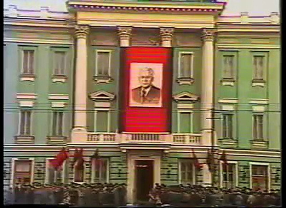 Soviet Leader Konstantin  Chernenko Funeral Памяти К.У. Черненко part 1/2