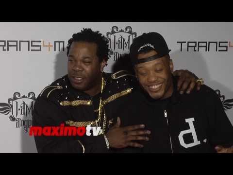 Busta Rhymes & J-Doe // TRANS4M 2014 Benefit Concert Arrivals