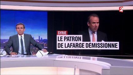 Activités de Lafarge en Syrie : le patron du groupe démissionne