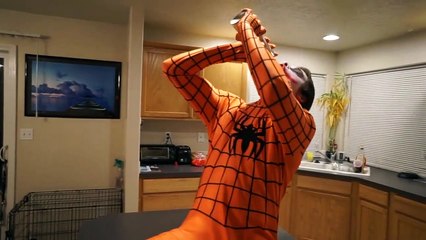 Orange Spiderman vs Twin Joker vs Bad Scary Clown   In Real Life Superhero Movie-g4I