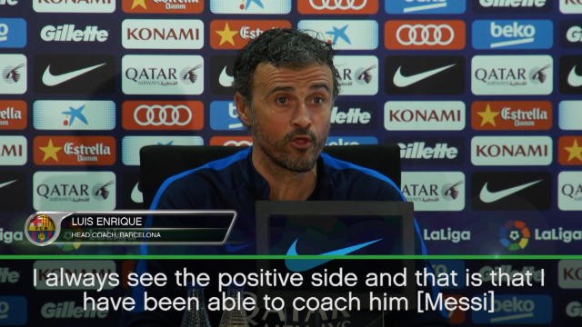 Messi the 'best player ever' - Enrique