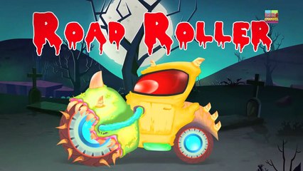 Scary Construction Vehicle _ Halloween cars and trucks _ Cars For Children-8TNtcrp