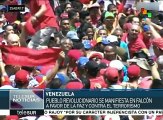 Venezolanos se manifiestan en Falcón a favor de la paz