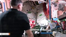 NASA Astronaut Shows How To Make PB&J Sandwich In Space