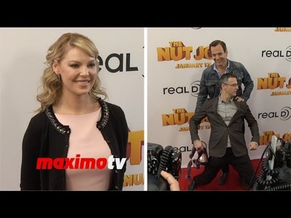 Katherine Heigl, Will Arnett "The Nut Job" Los Angeles Premiere ARRIVALS