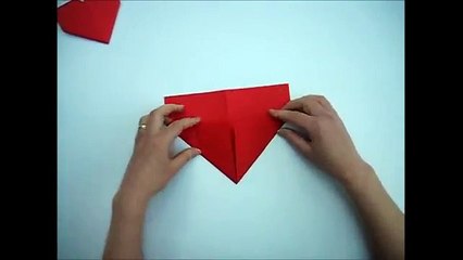 Fold heart - very easy way - how to make a paper heart - folding-p8jRG0mXsWc