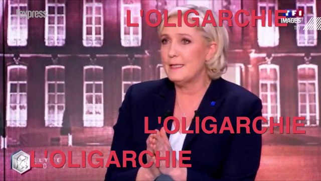 Sur TF1, Marine Le Pen fustige l'oligarchie pour mieux critiquer Macron