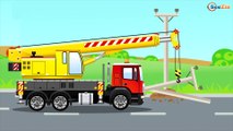 Car Cartoon - Tractor Agricultural Machinery Excavator Construction Trucks For Kids - Children Video
