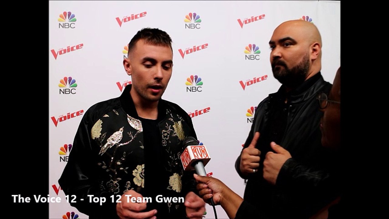 The Voice 12 Top 12 Interview Team Gwen Troy Ramey and Hunter Plake 4-24-2017