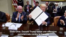 Donald Trump lance une offensive commerciale contre le Canada