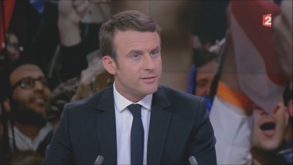 EMMANUEL MACRON - INTERVIEW DAVID PUJADAS - JE N'AI PAS DE LECON A RECEVOIR - 25 avril 2017