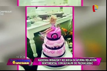 ¿Nadeska Widausky tiene una relación con el alcalde de Pachacámac?
