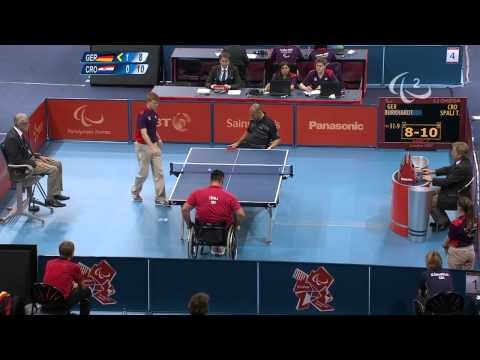 Table Tennis - GER versus CRO - Men's Singles - Class 4 Group A - London 2012 Paralympic Games
