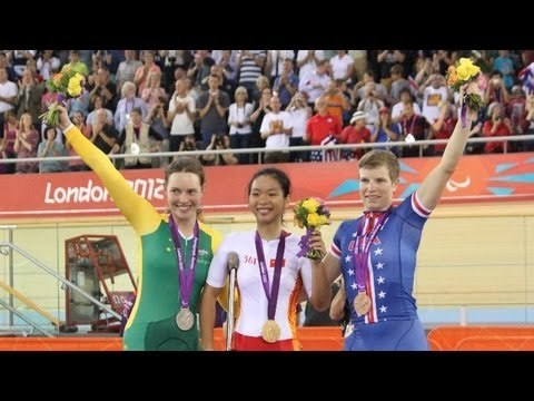 Cycling Track - Women's Individual C1-3 Pursuit - Victory Ceremony -London 2012 Paralympic Games