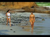 Kim Kardashian busts out of her skimpy bikini