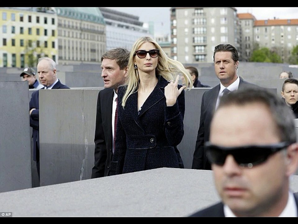 Ivanka Trump visits Berlin's Holocaust memorial