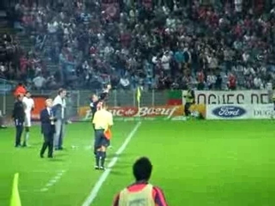Entrée en jeu de Patrick Kluivert lors de Lille-Bordeaux