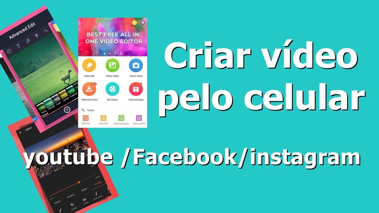 Criar video com imagem estatica e audio proprio pelo celular
