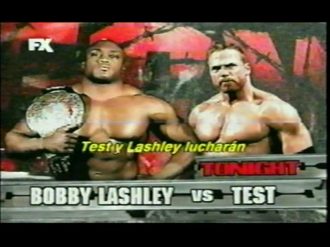 Bobby Lashley vs. Test - ECW 2007 - Subtitulado en Español Latino