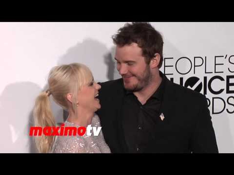 Anna Faris and Chris Pratt People's Choice Awards 2014 - Red Carpet Arrivals