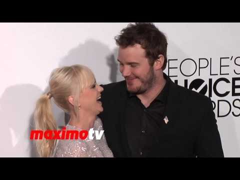 Anna Faris and Chris Pratt People's Choice Awards 2014 - Red Carpet Arrivals