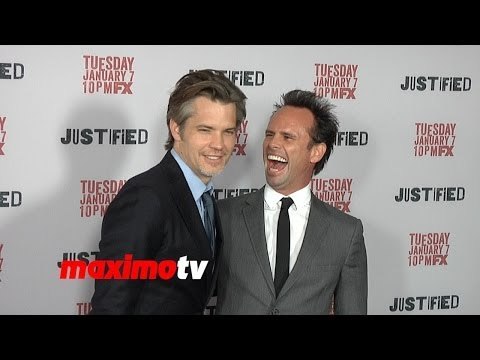 FX's JUSTIFIED Season 5 Premiere Timothy Olyphant, Walton Goggins, Alicia Witt, Joelle Carter