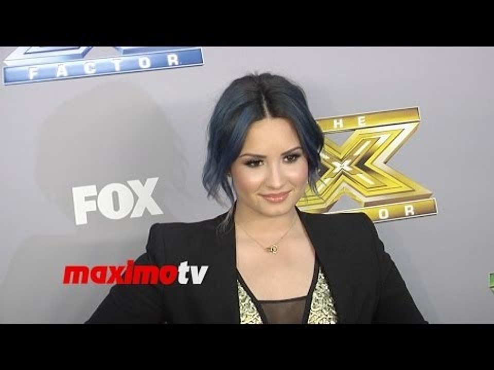 Demi Lovato "The X Factor" USA Season 3 Finale Red Carpet Arrivals