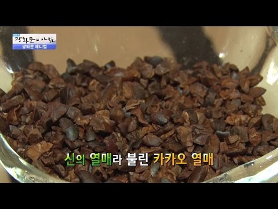 혈관 건강, 항암, 다이어트 효과! ‘카카오닙스’ [광화문의 아침] 353회 2016...