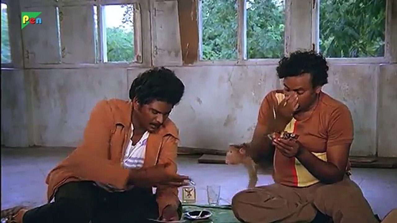 Monkey Funny Scene - Comedy Scene - Jawab Hum Denge - Jackie Shroff, Shatrughan Sinha, Sridevi super hit